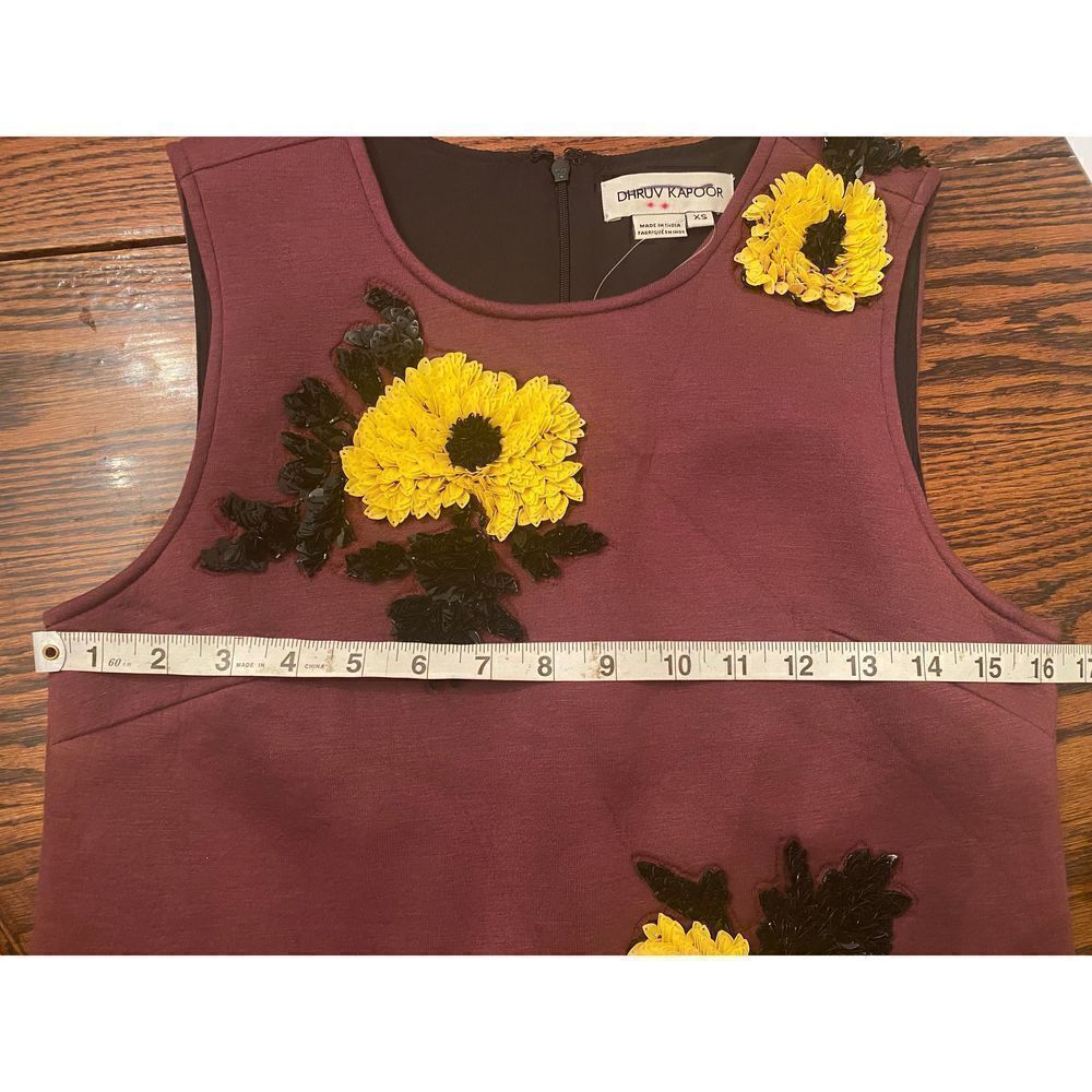 Anthropologie -Sequined Shift Mini Dress size xs - Picture 7 of 10